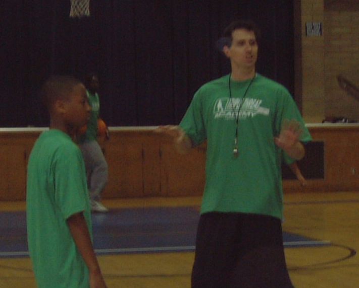 Coach Tony with a young Damian Lillard